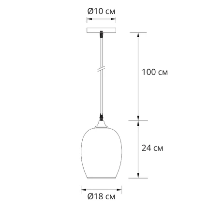 Подвесной светильник Arte Lamp PROPUS A4344SP-1BK